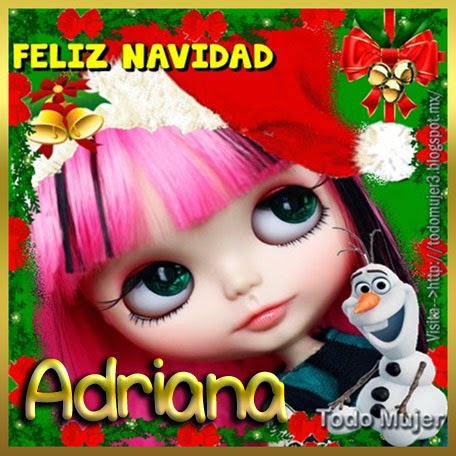 muñecas con nombres de navidad