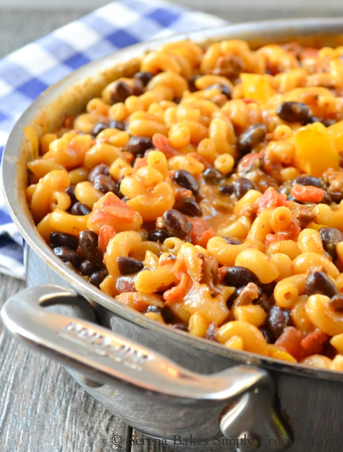 One Pot Chili Mac And Cheese Serena Bakes Simply From Scratch
