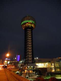 The World's Fair Sunsphere in Knoxville, TN