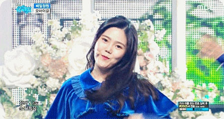 마법소녀 느낌의 오마이걸 인기가요 비밀정원 무대.gif | 인스티즈