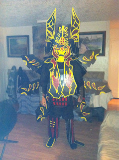 Art 381: Samurai Armor Cardboard