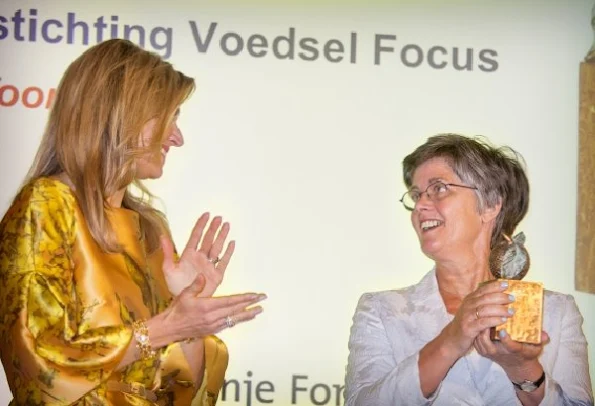 King Willem-Alexander of The Netherlands, Queen Maxima of The Netherlands and Princess Beatrix attended the award ceremony of the Appeltjes van Oranje at Palace Noordeinde 
