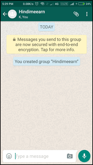 Successfully Created Group Successfully Created Group