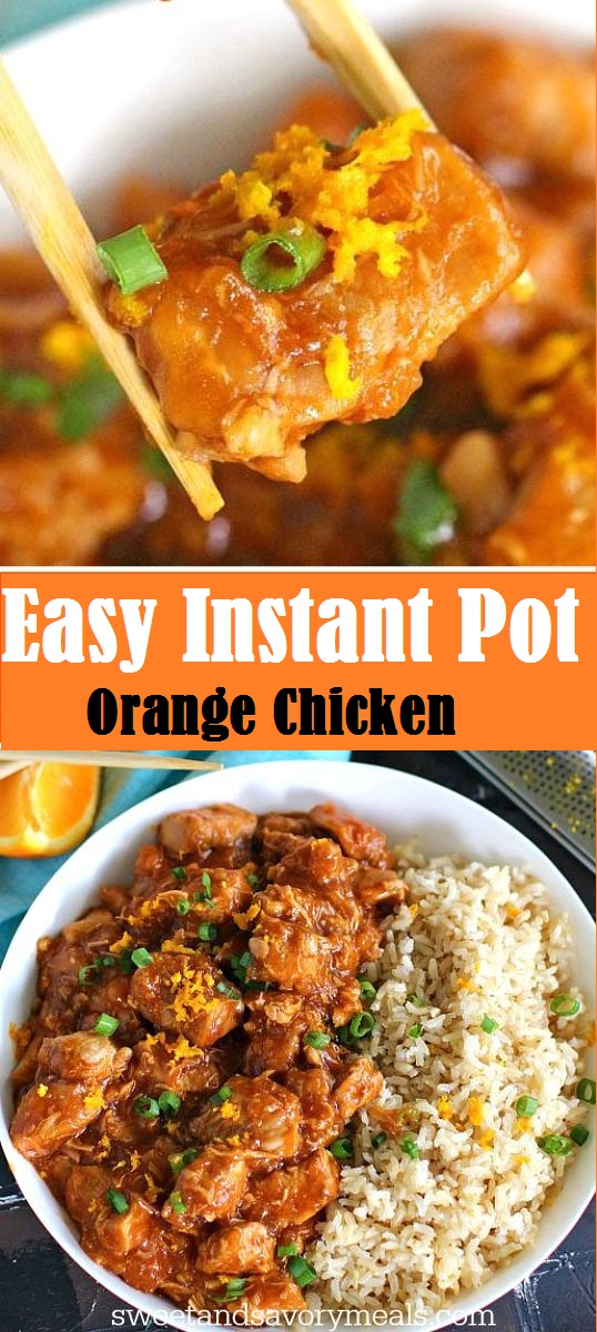 Easy Instant Pot Orange Chicken - Delish Food