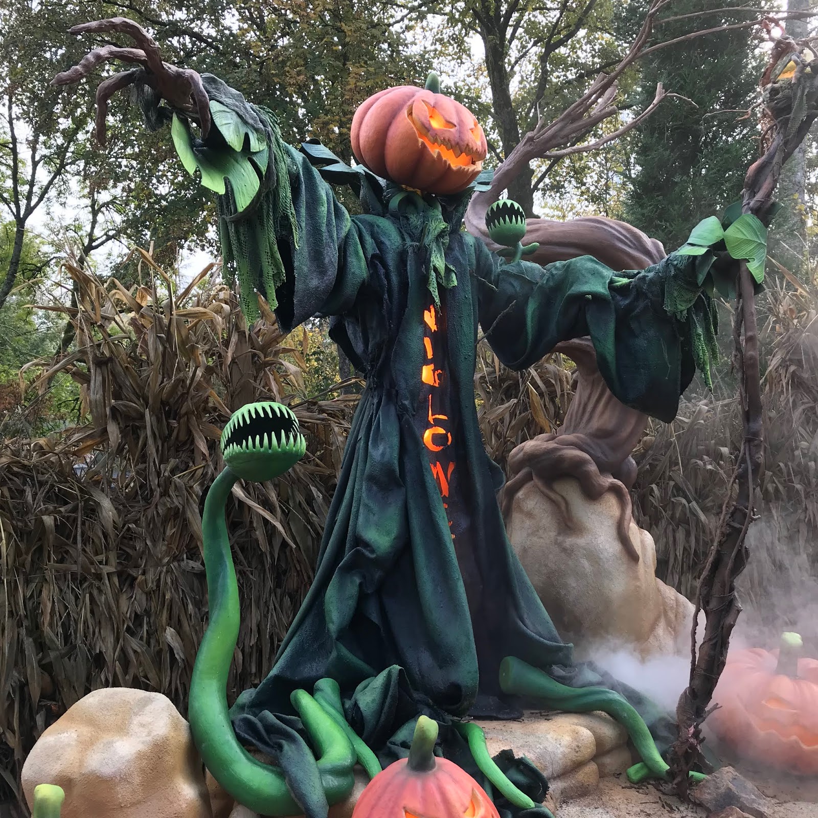 Les parcs d’attractions à Halloween