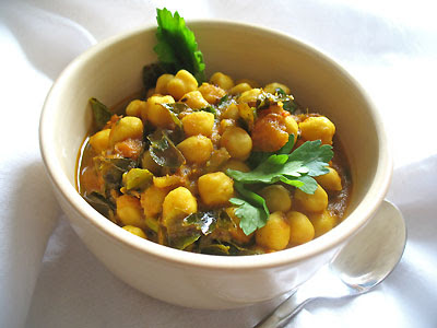 tangy chickpeas