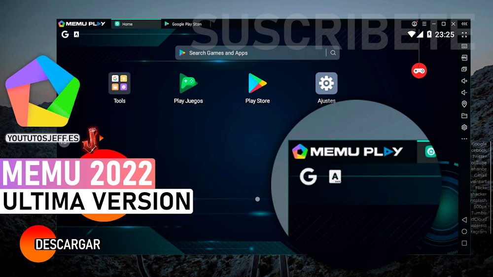 Descargar MEMU Ultima Version 2022 Español