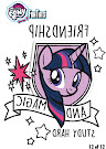 My Little Pony Tattoo Card 12 Series 5 Trading Card