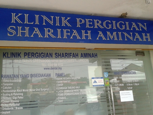 Jom Buat Scaling @Klinik Pergigian Sharifah Aminah di Greenwood