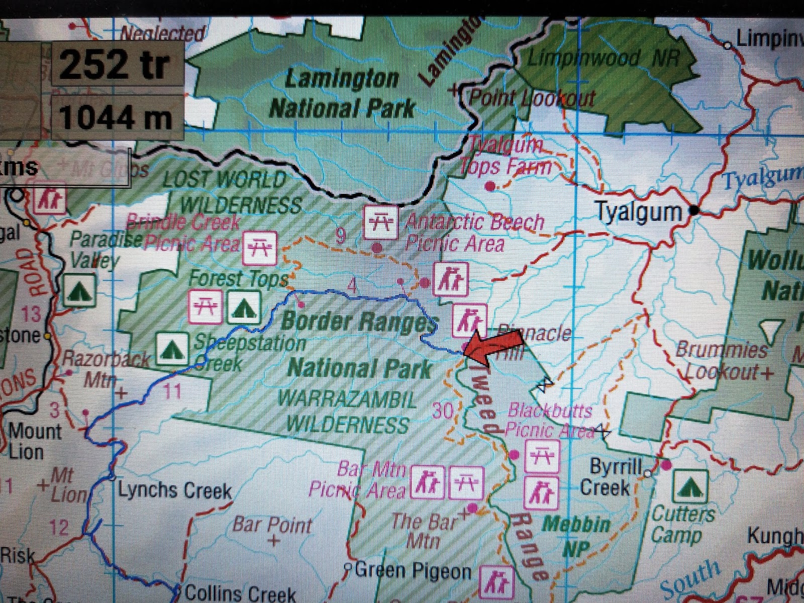 The Wandering Tops: Border Ranges / Pottsville