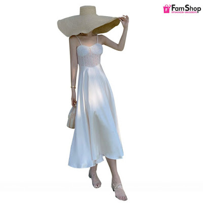 Váy maxi đi biển V372 Váy maxi đi biển V372