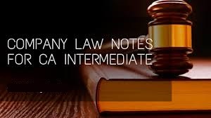 CA Inter Company Law Notes