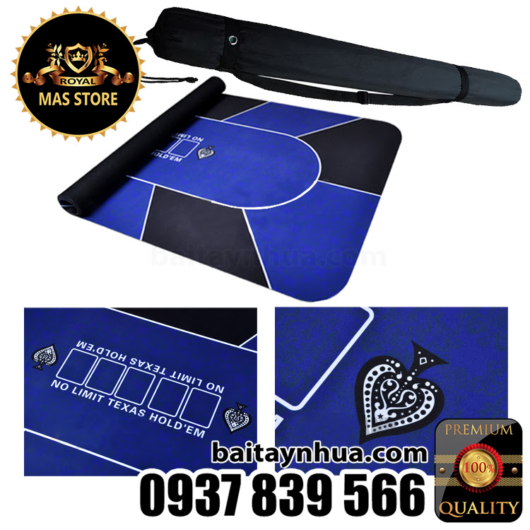 ♠ Thảm Trải Bàn Poker Cao Su Cao Cấp - Đẳng Cấp V.I.P - 24