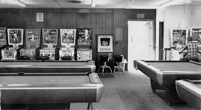 Fotografías de antiguos salones recreativos antes de los videojuegos