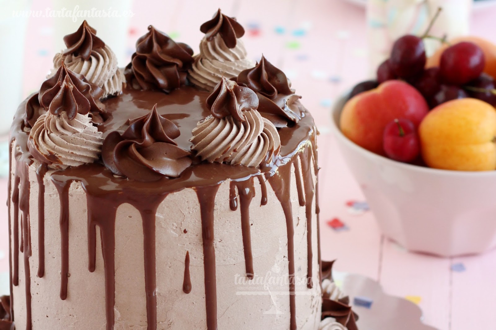 Cómo hacer un Drip Cake TartaFantasía