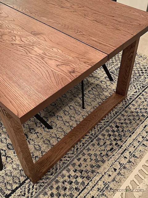 modern wood table ikea