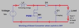 Working of Boost Converter