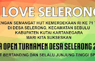 Spanduk I Love Selerong