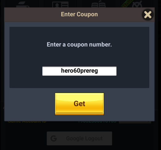 enter coupon dark sword