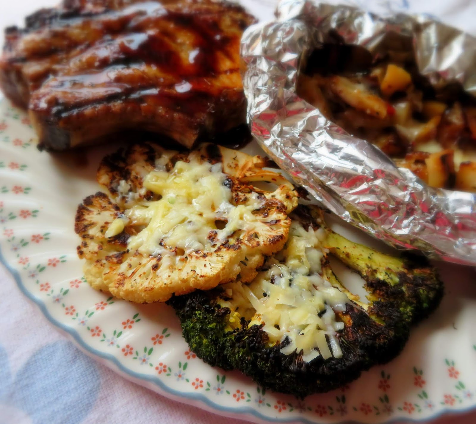 Grilled Cauliflower & Broccoli Cheese The English Kitchen