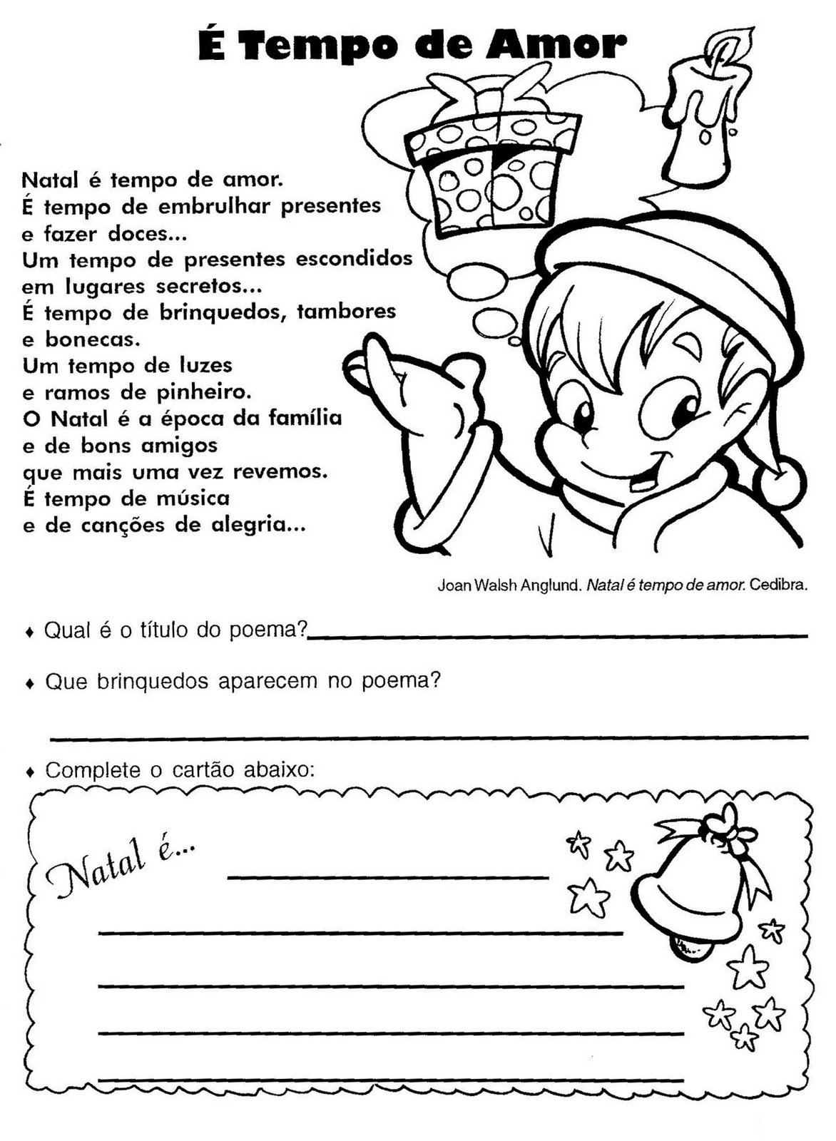 Atividades de Natal: Textos com interpretação!