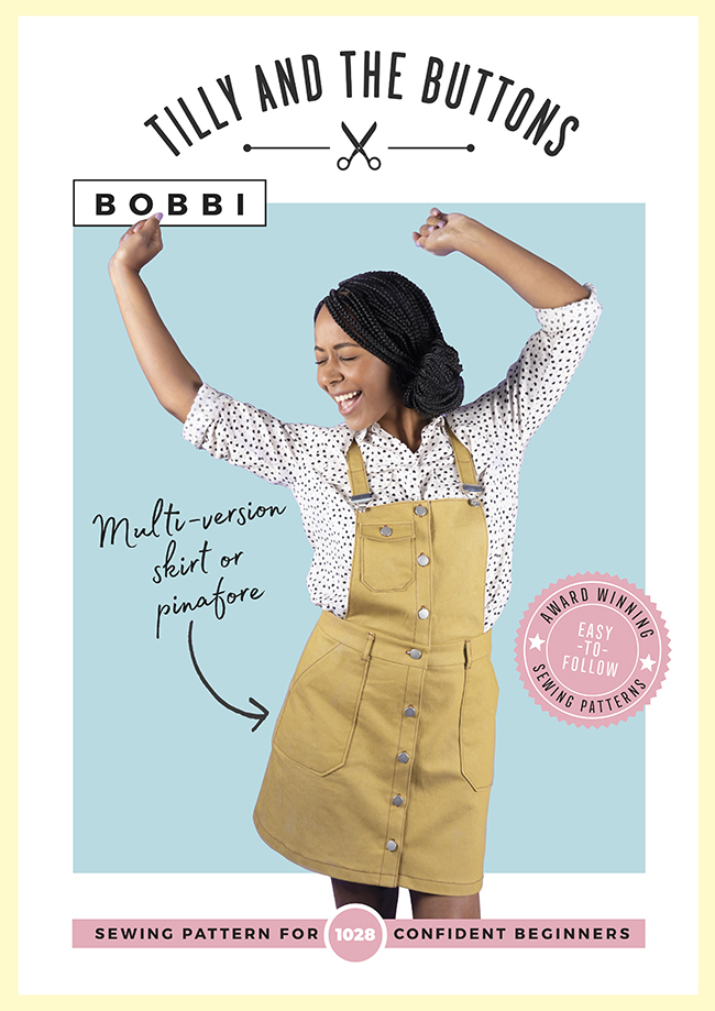 Bobbi skirt and pinafore sewing pattern - Tilly and the Buttons