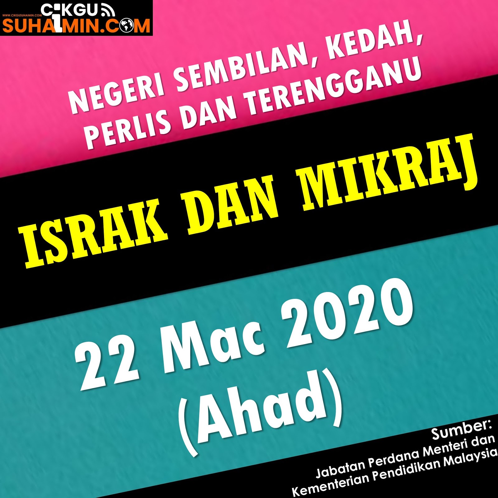 Hari Kelepasan Am Negeri Terengganu 2020  Cuti Umum Kelantan 2020