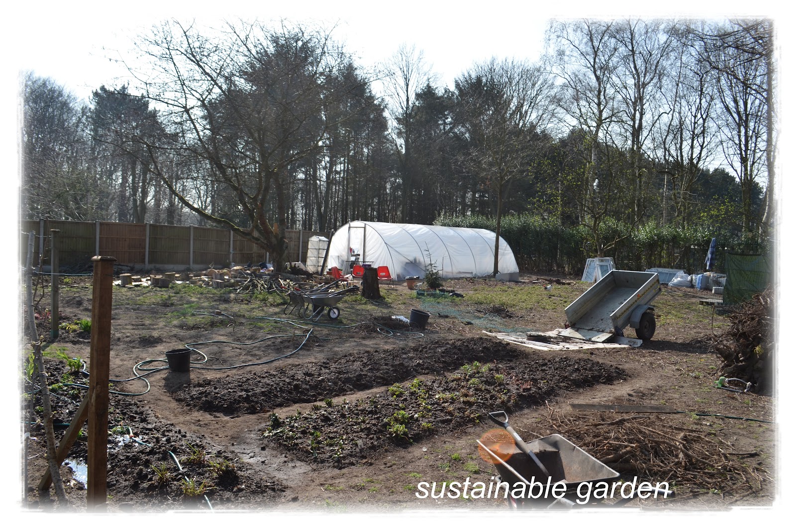 sustainable garden turning sand into fertile soil