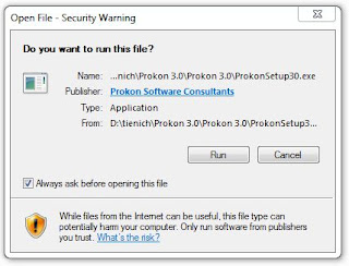 Hướng dẫn cài đặt chi tiết phần mềm Prokon 3.0