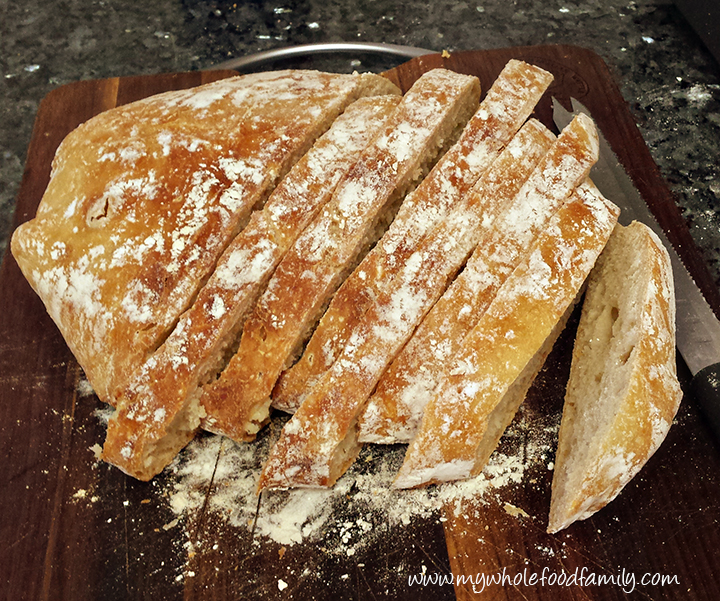 My Wholefood Family Essentials No Knead, Overnight Artisan Bread
