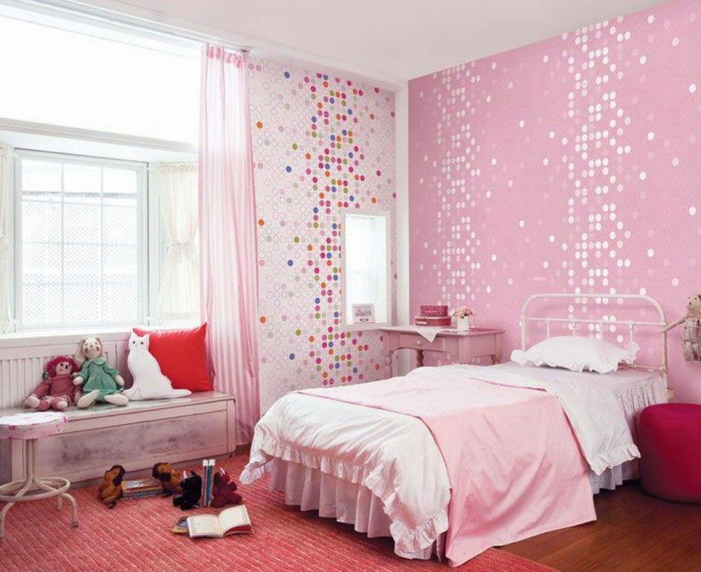 60 Desain Interior Kamar Tidur Warna Pink Untuk Perempuan
