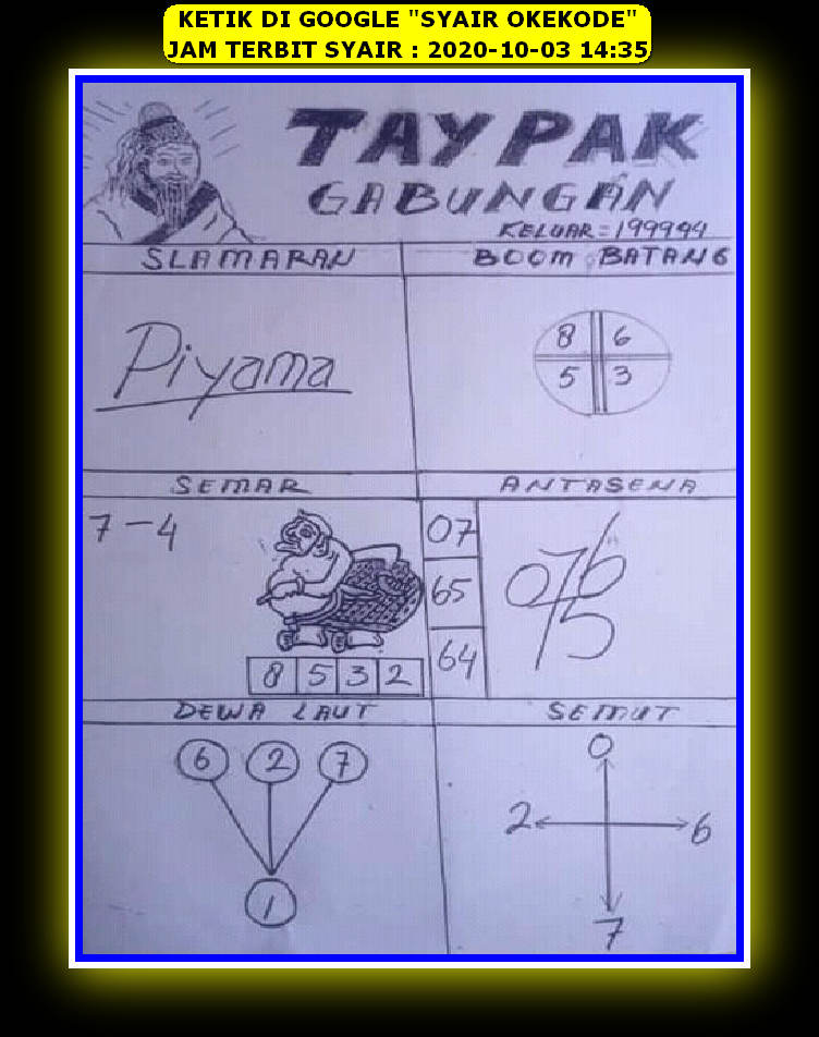 1 New Message Kode Syair Hongkong 3 Oktober 2020 Forum Syair Togel Hongkong Singapura Sydney