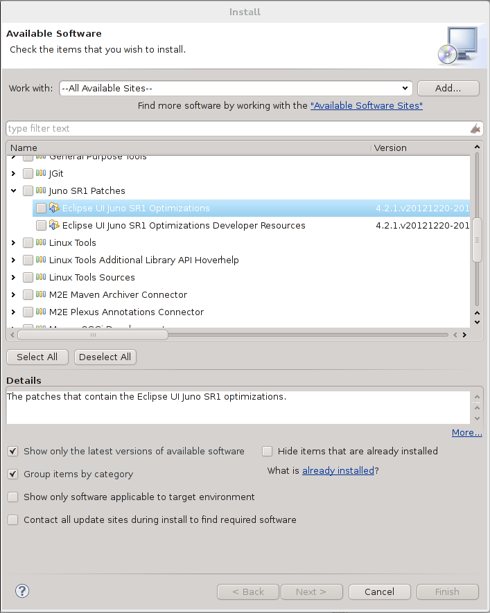 Chris Daniel Fedora Eclipse update to a snapshot version