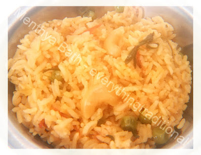simple Methi Rice recipe, menthya bath