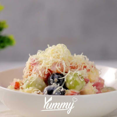 cara membuat salah buah kekinian