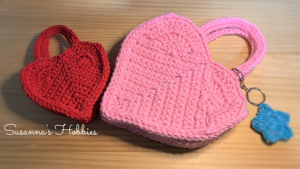 かぎ針編み(Crochet)「バレンタインにハート形のちょっとそこまで