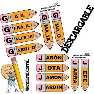AULA DE SUPERACIÓN: EMPIEZAN O CONTIENEN LA G
