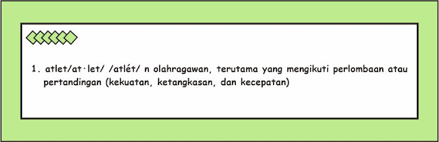 Atlit atau Atlet, Mana Kata yang Benar? Atlit atau Atlet menurut KBBI