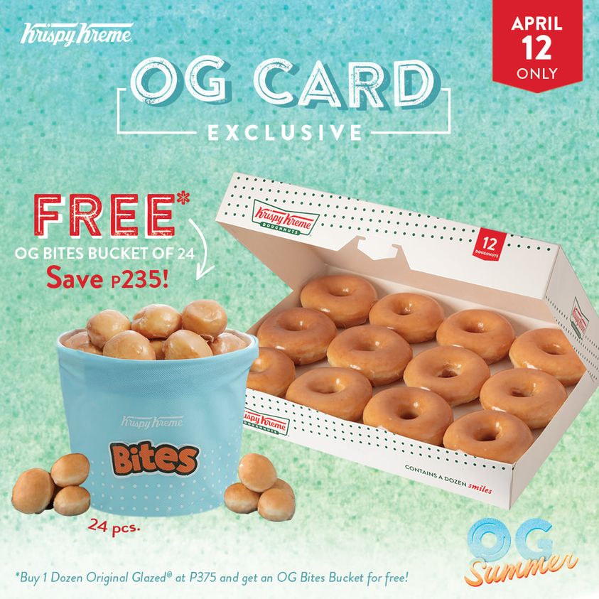 Manila Shopper Krispy Kreme OG Card member exclusive Promo