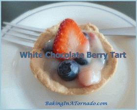 White Chocolate Berry Tart | www.BakingInATornado.com | #recipe #dessert