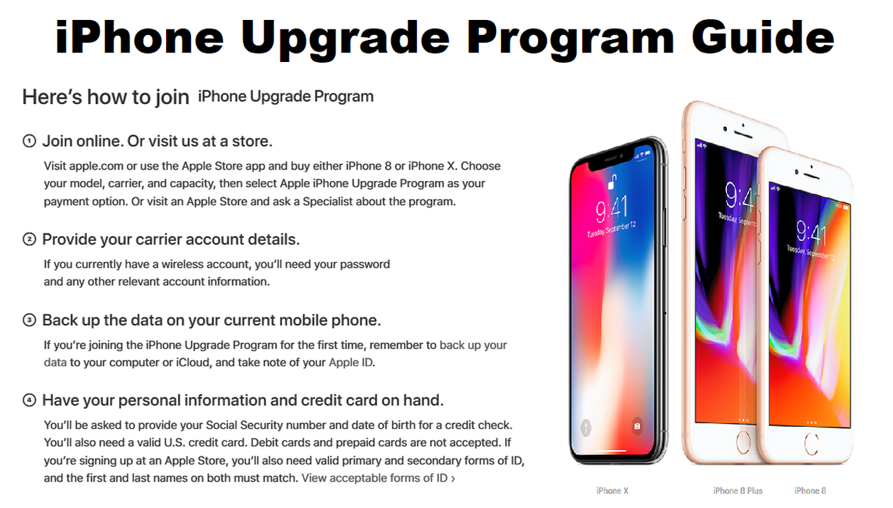 iPhone 8 Upgrade Program Guide | iPhone Problems