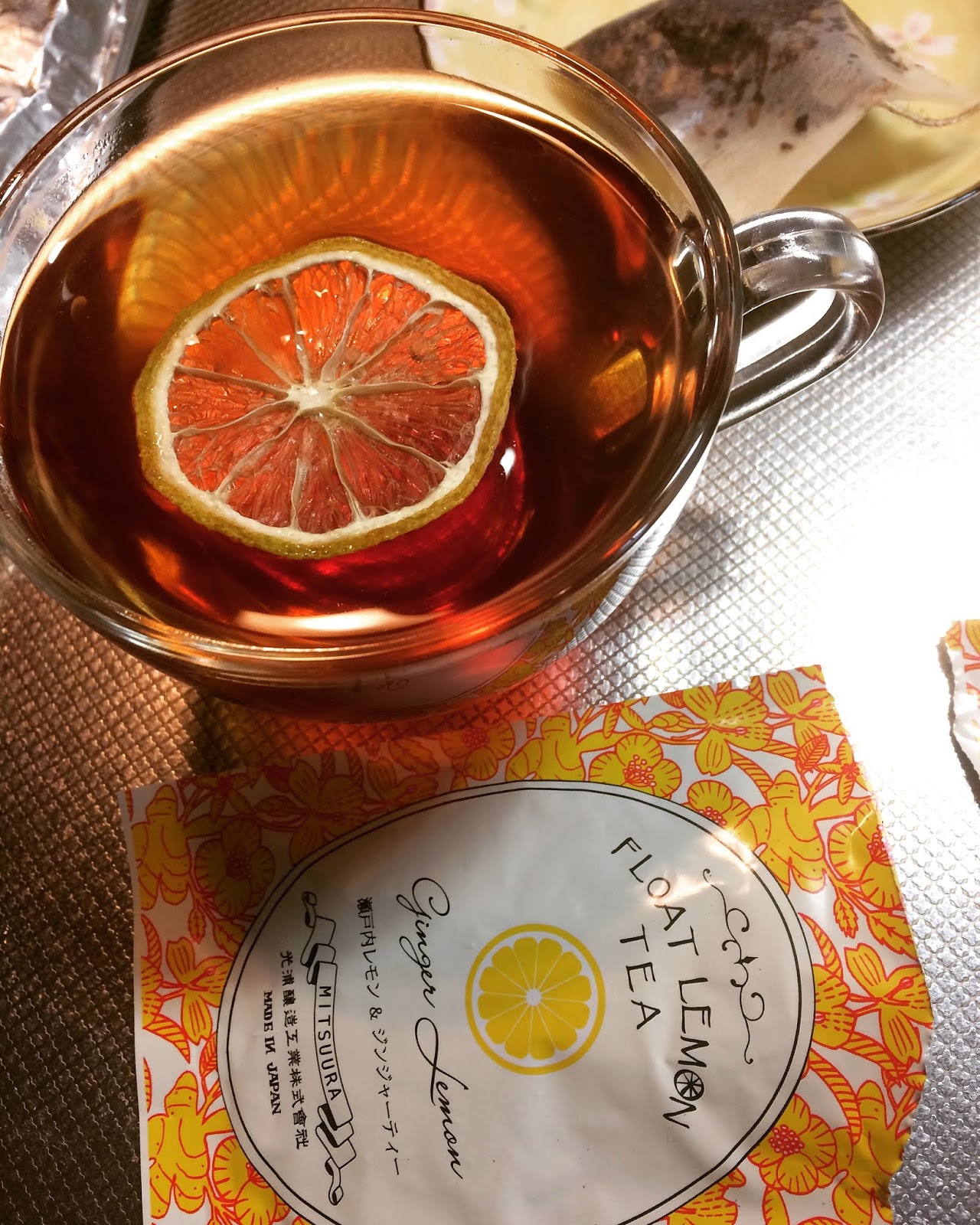 Our Adventures in Japan float lemon tea