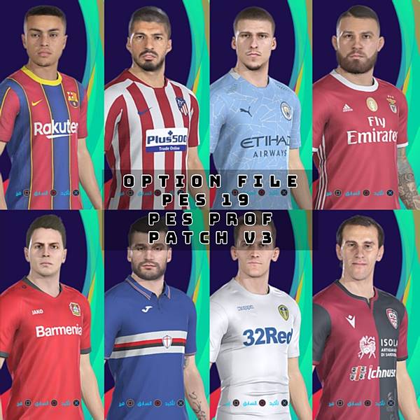 Option File For PES Professional Patch V3 PES 2019 PES Patch