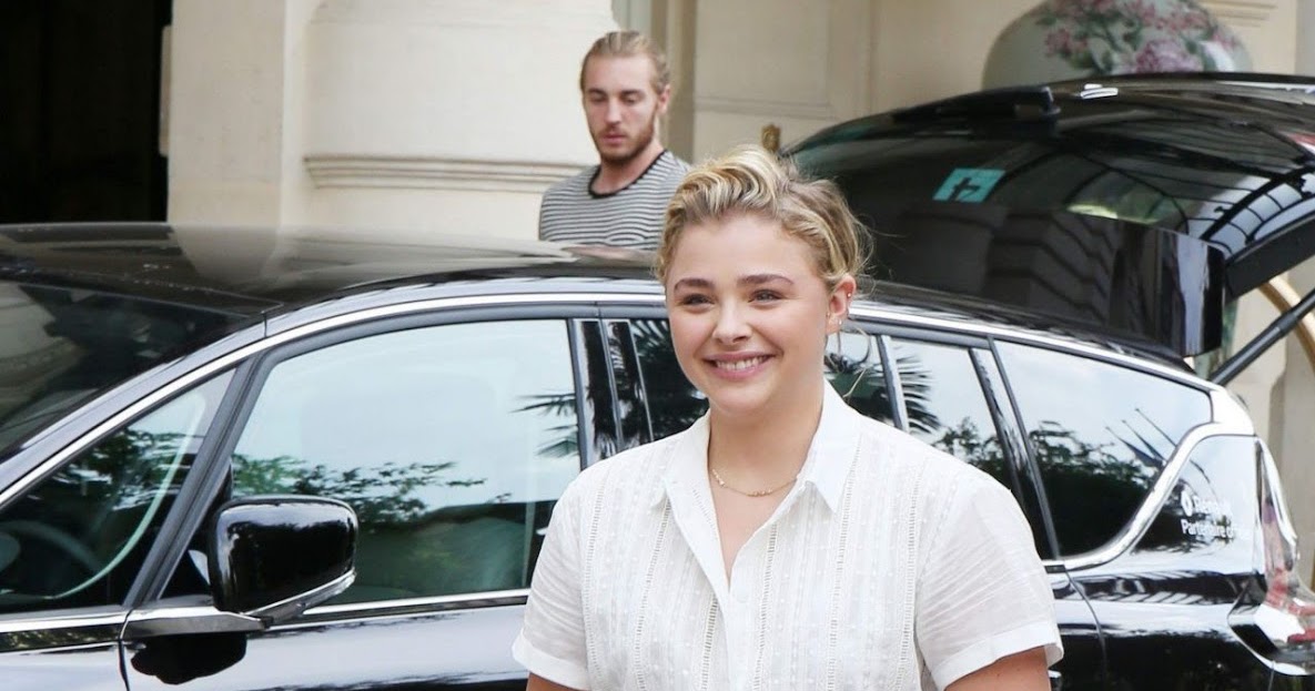 Chloe Grace Moretz at the Shangri La Hotel in Paris
