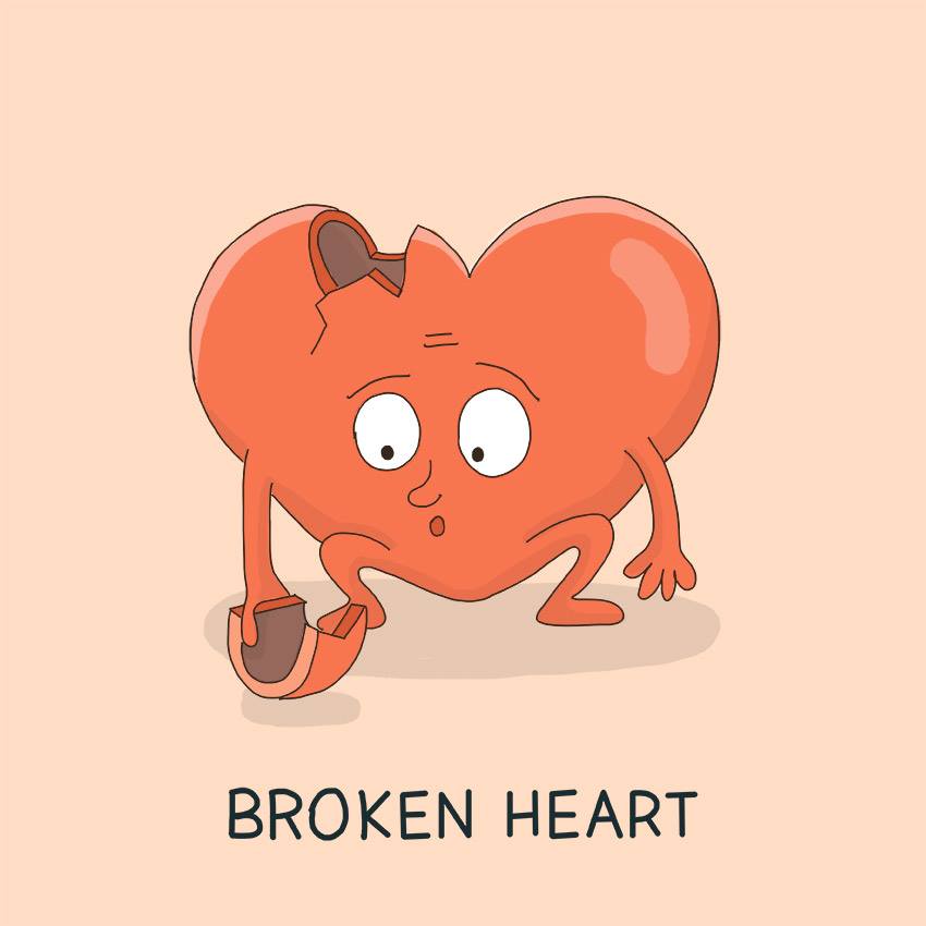 English is FUNtastic Meaning of idiom "broken heart"