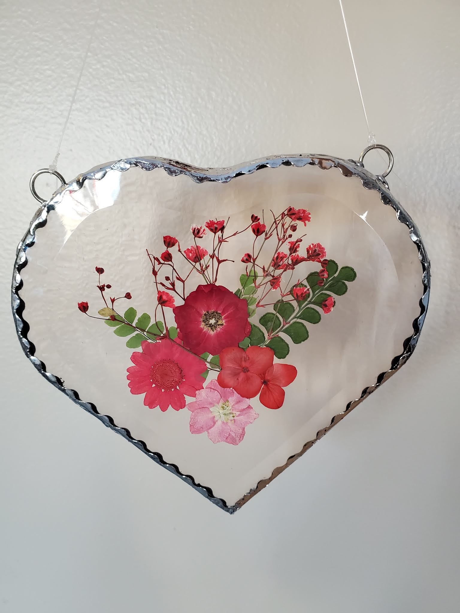 Shards & Sawdust Pressed Flower Suncatchers