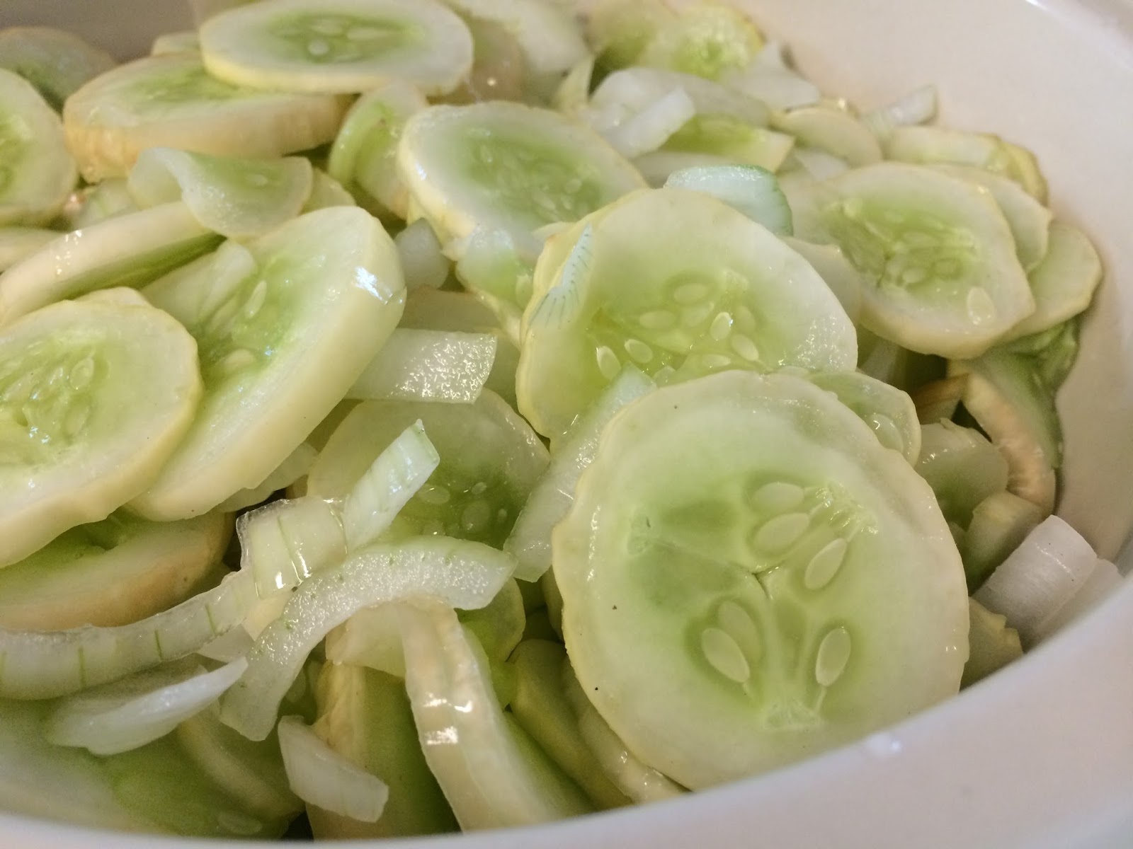 White Cucumber Salad Recipe