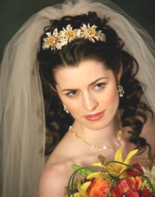 While examining wedding hairstyles attempt to imagine the day itself