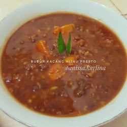 bubur kacang hijau presto makan jalan