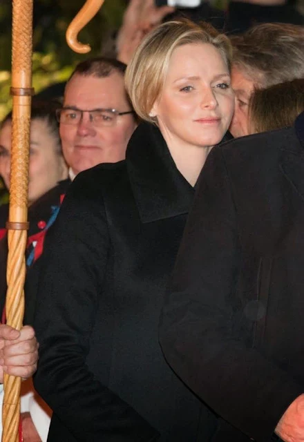 Prince Albert and Princess Charlene attended the Sainte-Devote ceremony in Monaco.